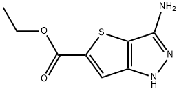 1H-Thieno[3,2-c]pyrazole-5-carboxylic acid, 3-aMino-, ethyl ester Struktur