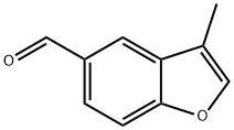 5-Benzofurancarboxaldehyde, 3-methyl- (9CI) Struktur