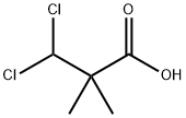 3,3-dichloro-2,2-dimethylpropionic acid Struktur