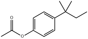 4-TERT.-AMYLPHENYL ACETATE Struktur