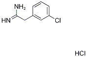 2-(3-chlorophenyl)ethanimidamide hydrochloride Struktur