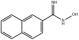 N'-HYDROXY-2-NAPHTHALENECARBOXIMIDAMIDE Struktur