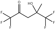 1,1,1,5,5,5-HEXAFLUORO-2-HYDROXY-2-METHYLPENTAN-4-ONE Struktur