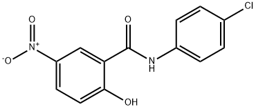 4CHLORO5NITROSALICYLANILIDE Struktur