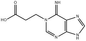 1-(2-carboxyethyl)adenine Struktur