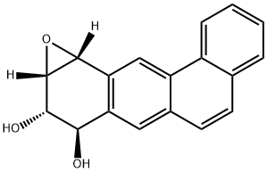 10α,11α-Epoxy-8,9,10,11-tetrahydrobenzo[a]anthracene-8β,9α-diol Struktur