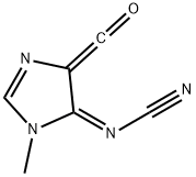 Cyanamide, [5-carbonyl-3,5-dihydro-3-methyl-4H-imidazol-4-ylidene]-, [N(E)]- Struktur