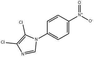 4,5-DICHLORO-1-(4-NITROPHENYL)IMIDAZOLE Struktur