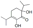 2-Cyclohexen-1-one, 2,6-dihydroxy-3,6-bis(1-methylethyl)- (9CI) Struktur