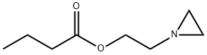 2-aziridin-1-ylethyl butanoate Struktur