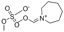 hexahydro-1-(methoxymethylene)-1H-azepinium methyl sulphate Struktur