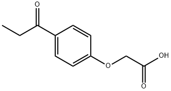 (4-PROPIONYL-PHENOXY)-ACETIC ACID Struktur