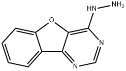 4-HYDRAZINO[1]BENZOFURO[3,2-D]PYRIMIDINE Struktur