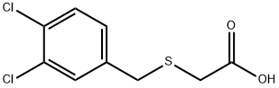 (3,4-DICHLOROBENZYL)THIO]ACETIC ACID Struktur