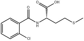 2-(2-CHLORO-BENZOYLAMINO)-4-METHYLSULFANYL-BUTYRIC ACID Struktur