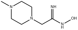 1-Piperazineethanimidamide,N-hydroxy-4-methyl-(9CI) Struktur