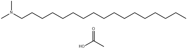 heptadecyldimethylammonium acetate Struktur