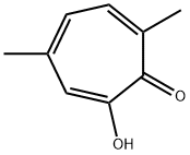 2,4,6-Cycloheptatrien-1-one, 2-hydroxy-4,7-dimethyl- (9CI) Struktur