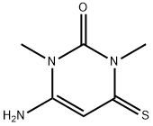 2(1H)-Pyrimidinone,  6-amino-3,4-dihydro-1,3-dimethyl-4-thioxo- Struktur