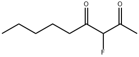 2,4-Nonanedione,  3-fluoro- Struktur