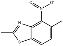 Benzothiazole, 2,5-dimethyl-4-nitro- (9CI) Struktur