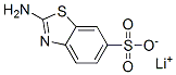 lithium 2-aminobenzothiazole-6-sulphonate Struktur