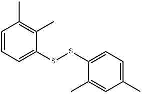 2,3-xylyl 2,4-xylyl disulphide  Struktur