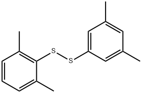 2,6-xylyl 3,5-xylyl disulphide  Struktur