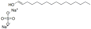 ALPHA-SULFO-OMEGA-(HEXADECENYLOXY)POLY(OXY-1,2-ETHANEDIYL), SODIUM SALT Struktur