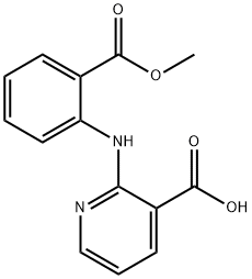 2-(2-methoxycarbonyl-phenylamino)-nicotinic
acid Struktur