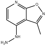 Isoxazolo[5,4-b]pyridine, 4-hydrazino-3-methyl- (9CI) Struktur