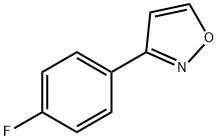 Isoxazole, 3-(4-fluorophenyl)- (9CI) Struktur