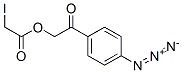 4-azidophenacyl iodoacetate Struktur