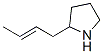 Pyrrolidine, 2-(2E)-2-butenyl- (9CI) Struktur