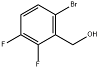 6-BROMO-2,3-DIFLUOROBENZENEMETHANOL Struktur