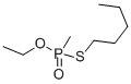 Phosphonothioic acid, methyl-, O-ethyl S-pentyl ester, (+-)- Struktur