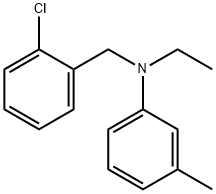 2-chloro-N-ethyl-N-(m-tolyl)benzylamine Struktur