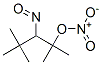 1,1,3,3-tetramethyl-2-nitrosobutyl nitrate Struktur