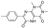 2,4,6(3H)-Pteridinetrione,  1,5-dihydro-1,3-dimethyl-7-(4-methylphenyl)- Struktur