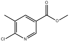 Methyl 6-chloro-5-methylpyridine-3-carboxylate Struktur