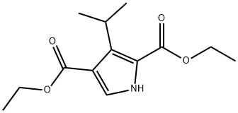 DIETHYL 3-ISOPROPYL-1H-PYRROLE-2,4-DICARBOXYLATE Struktur