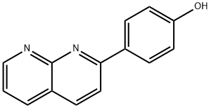 2-(4-HYDROXYPHENYL)-1,8-NAPHTHYRIDINE Struktur