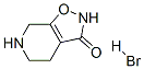 4,5,6,7-tetrahydroisoxazolo[5,4-c]pyridin-3(2H)-one monohydrobromide Struktur