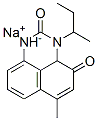 3-(sec-butyl)-6-methylpyrimidine-2,4(1H,3H)-dione, sodium salt Struktur