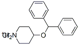 4-(diphenylmethoxy)piperidinium chloride Struktur