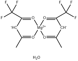 magnesium trifluoroacetylacetonate hydrate Struktur