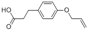 3-(4-(ALLYLOXY)PHENYL)PROPANOIC ACID Struktur