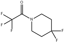 Piperidine, 4,4-difluoro-1-(trifluoroacetyl)- (9CI) Struktur