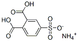 ammonium dihydrogen 4-sulphonatophthalate Struktur