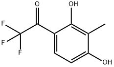 Ethanone, 1-(2,4-dihydroxy-3-methylphenyl)-2,2,2-trifluoro- (9CI) Struktur